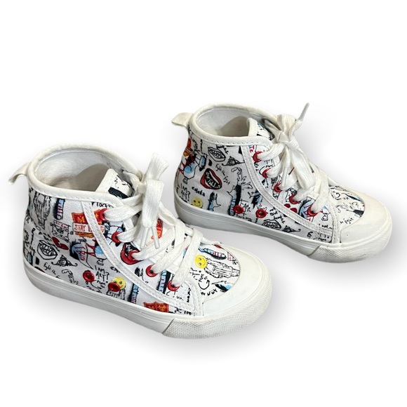 Disney Cruela Canvas Hightop Sneakers - Size 11 - Picture 9 of 9